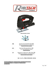 Ribimex PRBAT20/SS65SB Manuel D'instructions Et D'utilisation