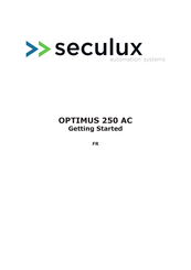 Seculux OPTIMUS 250 AC Mode D'emploi