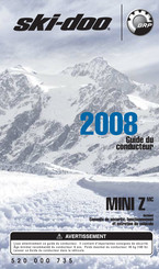 BRP SKI-DOO MINI Z 2007 Guide Du Conducteur