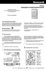 Honeywell CT41A Instructions D'installation