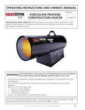 HeatStar HS400FAVT Guide D'utilisation Et Manuel Du Propriétaire