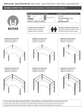 Bestar PRO-BIZ 100 000 Serie Instructions D'assemblage