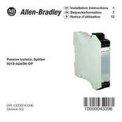 Rockwell Automation Allen-Bradley 931S-A2A5N-OP Notice D'utilisation