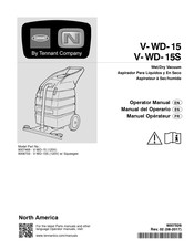 Tennant V-WD-15 Manuel Opérateur