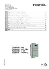 Festool TURBO II M - 14 WP Notice D'utilisation D'origine