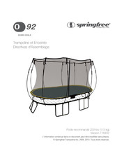 Springfree O92 Directives D'assemblage