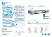 Philips DVDR3390/37B Guide De Mise En Route