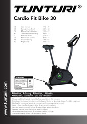 Tunturi Cardio Fit E30 Manuel De L'utilisateur