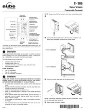 Aube Technologies TH106 Guide Du Propriétaire