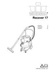 Windsor Recover 17 Manuel D'instructions
