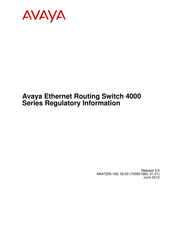 Avaya 4850GTS-PWR+ Manuel D'installation