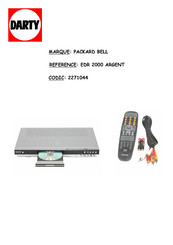 Packard Bell EDR 2000 Guide De L'utilisateur