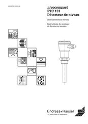 Endress+Hauser nivocompact FTC 131 Instructions De Montage