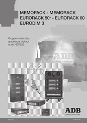 ADB EURORACK 60 DIMSWITCH Guide De Programmation