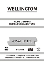 Wellington WP26HD11BU Mode D'emploi
