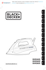Black & Decker BXIR2602E Traduction Des Instructions Originales