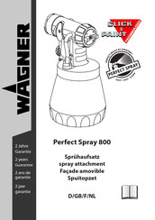 WAGNER Perfect Spray 800 Mode D'emploi