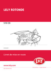 LELY ROTONDE 510 CD Livret De Mise En Route