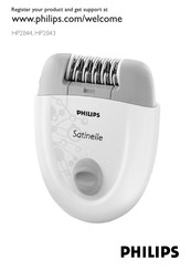 Philips Satinelle HP2843 Mode D'emploi