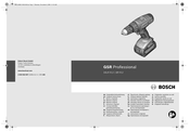 Bosch GSR 18 V-LI Professional Notice Originale