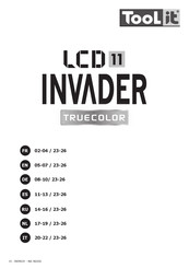 Tool it LCD 11 INVADER TRUE COLOR Mode D'emploi