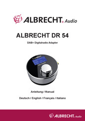 Albrecht Audio DR 54 Manuel