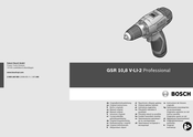 Bosch GSR 10,8 V-LI-2 Professional Notice Originale