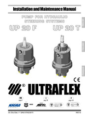 Ultraflex UP 20 F Manuel D'installation Et D'entretien