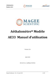 MAGEE Scientific AE33 Manuel D'utilisation