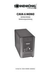 Sonnenkonig CAVA 6 MONO Mode D'emploi