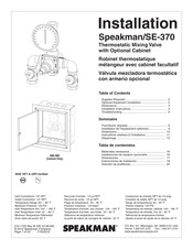 Speakman SE-370 Manuel D'installation