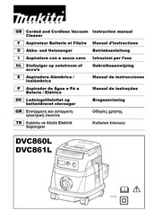 Makita DVC861L Manuel D'instructions