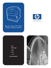 HP color LaserJet 5500hdn Guide Rapide