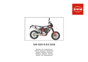 Swm SM 500 R E4 2018 Manuel - Utilisation - Entretien