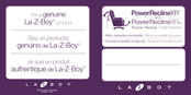 La-Z-Boy PowerReclineXRw Manuel D'instructions