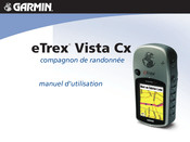 Garmin eTrex Vista Cx Manuel D'utilisation