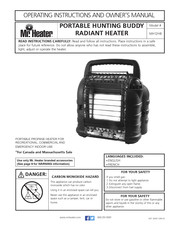 Mr. Heater MH12HB Instructions De Fonctionnement