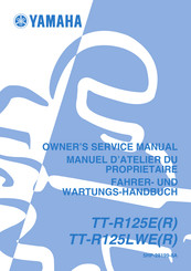 Yamaha TT-R125 2003 Manuel D'atelier Du Proprietaire