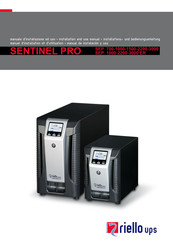 Riello UPS SENTINEL PRO SEP 2200VA Manuel D'installation Et D'utilisation