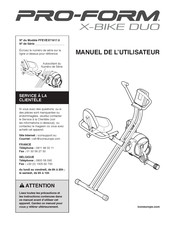 Pro-Form PFEVEX71917.0 Manuel De L'utilisateur