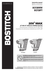 Bostitch BCF30PT Manuel D'instructions