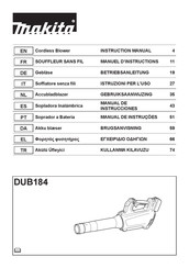 Makita DUB184 Manuel D'instructions