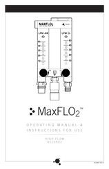 Maxtec MaxFLO2 High Flow R223P02 Manuel D'utilisation Et Mode D'emploi