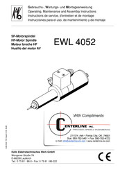 KaVo EWL 4052 Instructions De Service Et D'entretien