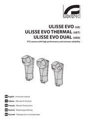 Videotec ULISSE EVO DUAL UED Manuel D'instructions