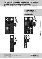 meibes Solar Station S Documentation Technique