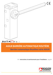 Roger Technology AG/006 Instructions Et Avertissements Pour L'installateur