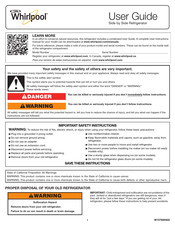 Whirlpool WRS970CIDM Guide D'utilisation