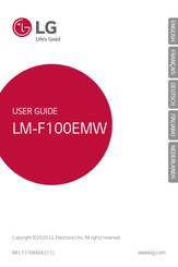 LG LM-F100EMW Mode D'emploi