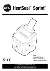 GBC HeatSeal Sprint H925 Manuel D'instructions